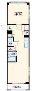 熊谷朝日第三ハイツ【5階】の間取り