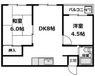 ジュリアハイツ【2階】の間取り
