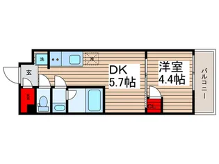 ユリカロゼAZ亀戸【5階】の間取り