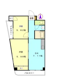 ルミエール小澤【3階】の間取り