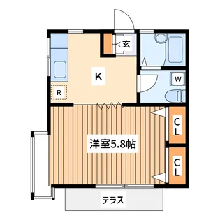 つぐみ庵【1階】の間取り