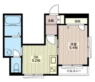 カーサ カイラス【3階】の間取り