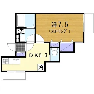 プラスコート桜森【2階】の間取り
