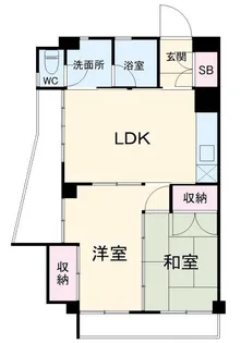松風苑【2階】の間取り
