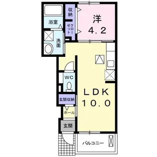 ルミナス・C【1階】の間取り