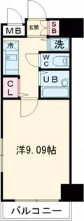 ラフィネジュ赤羽【10階】の間取り