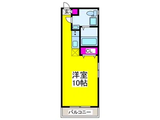 マーヴェリック堺東【4階】の間取り