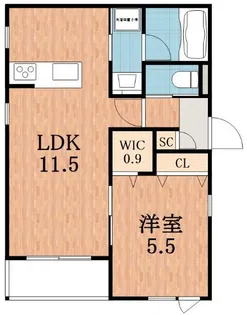 HEBEL MAISON OSAKA PORT【3階】の間取り