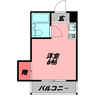 アヴァロン八島町【1階】の間取り