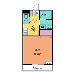 ROOF TREE【3階】の間取り