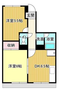 エザンス【1階】の間取り