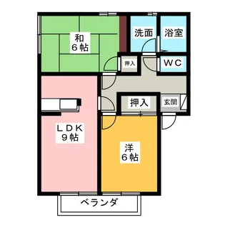 シルエーラ水谷【2階】の間取り