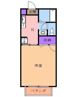 グランシード峰A【2階】の間取り
