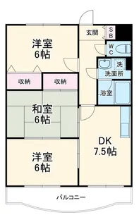 グローリー【2階】の間取り