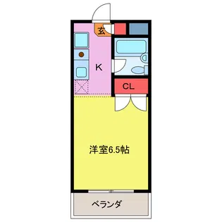 キャンパスビレッジ高坂【2階】の間取り