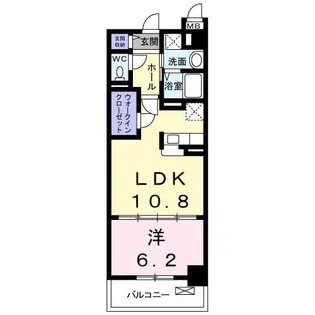 エスペランサ桂川【2階】の間取り