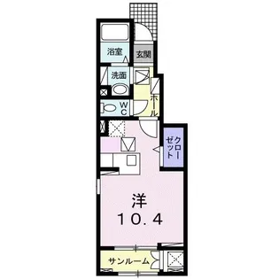 ブリック ハウス【1階】の間取り