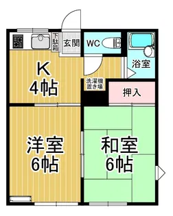 ドミールタナカI【2階】の間取り