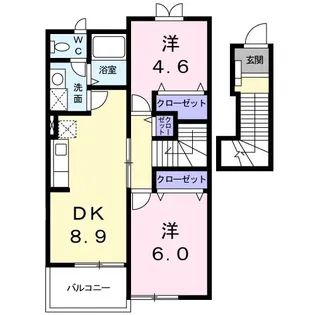 ウィル【2階】の間取り