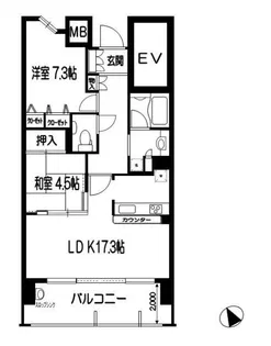 ポレスター守谷ステーションフロント【4階】の間取り