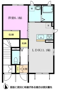 デイジー フラッツ【1階】の間取り