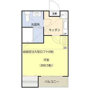 コンパートメントハウス鳩ヶ谷I【1階】の間取り