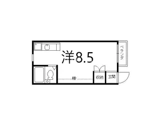 メゾンウェルス【2階】の間取り