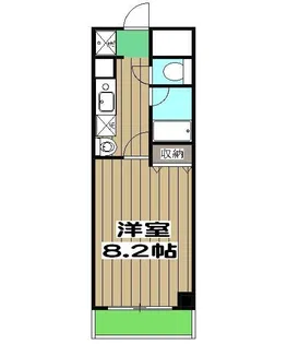 レ・ゼフィール【5階】の間取り