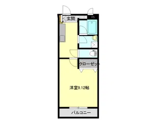 メゾンユートピア【2階】の間取り