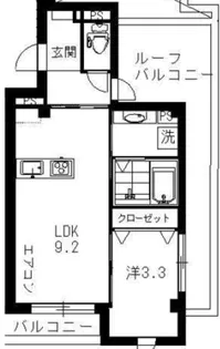 seventh heaven【3階】の間取り