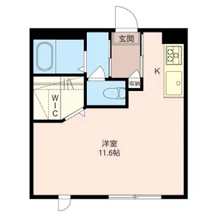 ラ・フォンテーヌIII【1階】の間取り