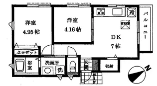 宮田町ハウス【1階】の間取り