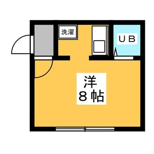 大和ハイツ【3階】の間取り