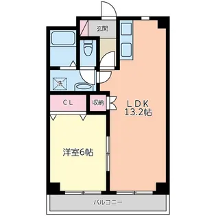 友ビル2号【2階】の間取り