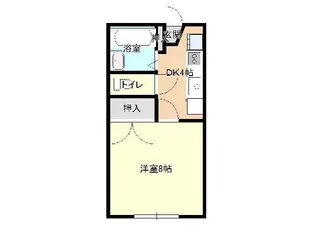 ハイツフォーシーズン【2階】の間取り