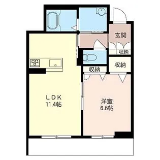 シャーメゾン昭和【1階】の間取り