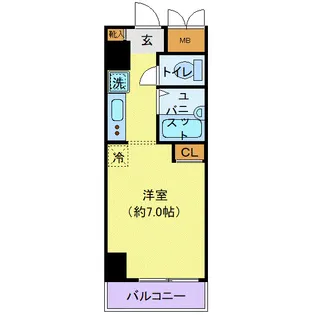 アルス・ヤマナガ【7階】の間取り