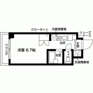 M’s cube【4階】の間取り