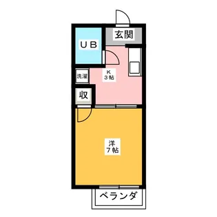 タウニー本山【2階】の間取り