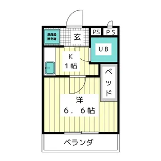 エイトハイムムサシ【3階】の間取り