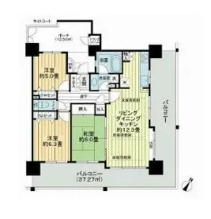 イトーピア目黒ブランニュー【11階】の間取り