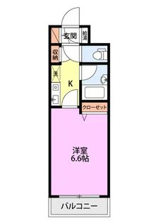 ダイアパレス高田本町【6階】の間取り