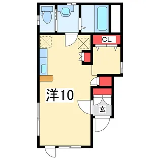 ルーデンス浜浦【2階】の間取り