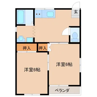 メゾン松田【2階】の間取り