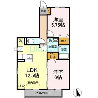 キャトルセゾン【1階】の間取り