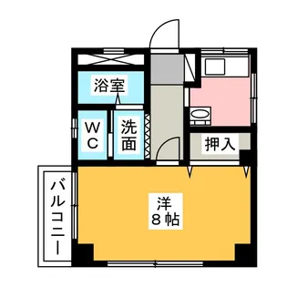 カーサS・Y・M【5階】の間取り