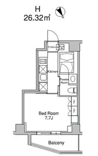 プラウドフラット南青山【4階】の間取り