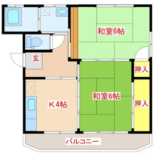 ファーストマンション【1階】の間取り