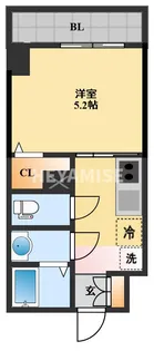 modern palazzo諫早駅前【4階】の間取り