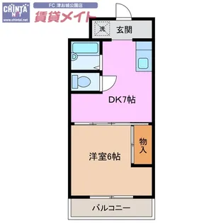 江戸宿阿部喜【1階】の間取り